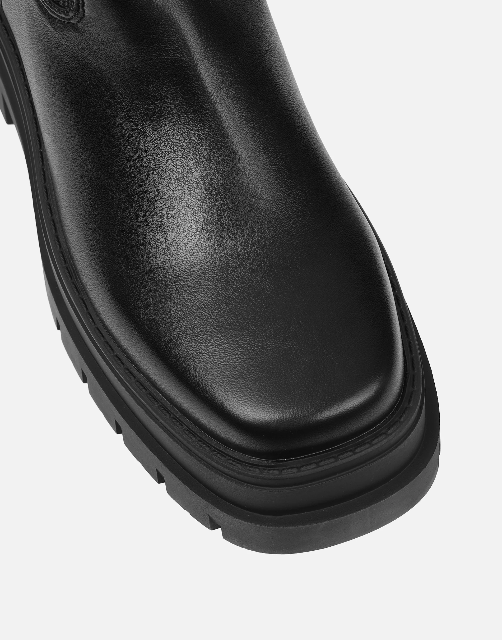 Arvin Black Chelsea Chunky Ankle Boots - Image 4