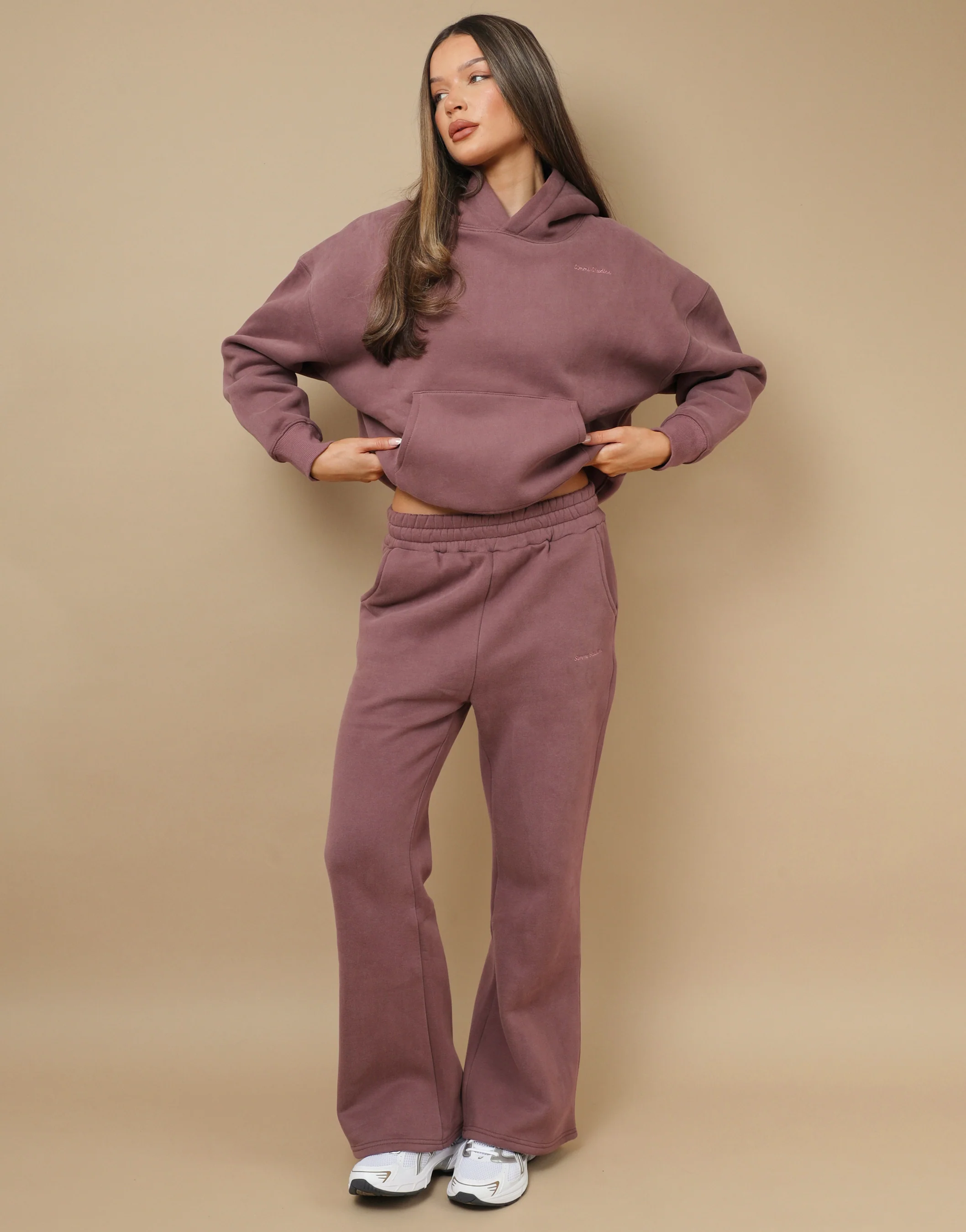 Ava Simmi Studios Essentials Hoodie in Mauve - Image 3
