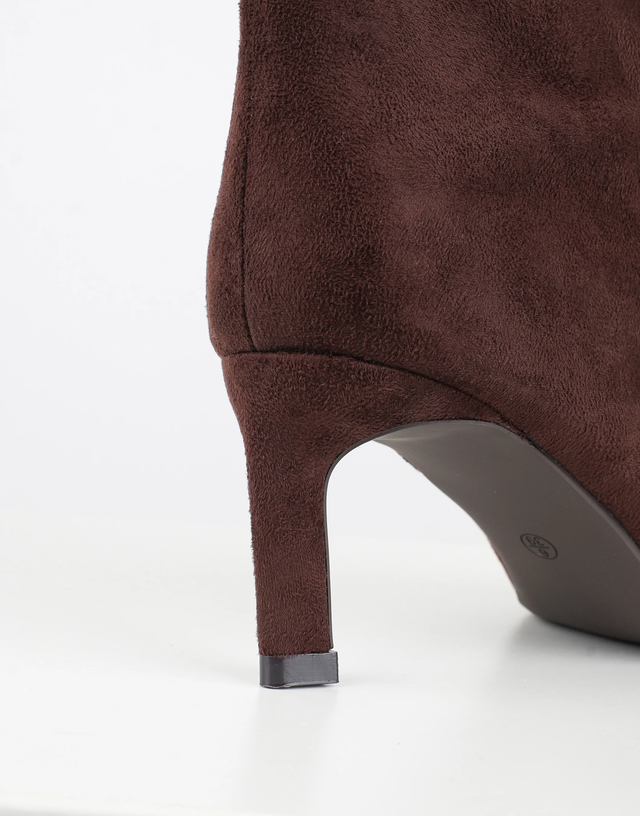 Benz chocolate suede knee high boots - Image 3