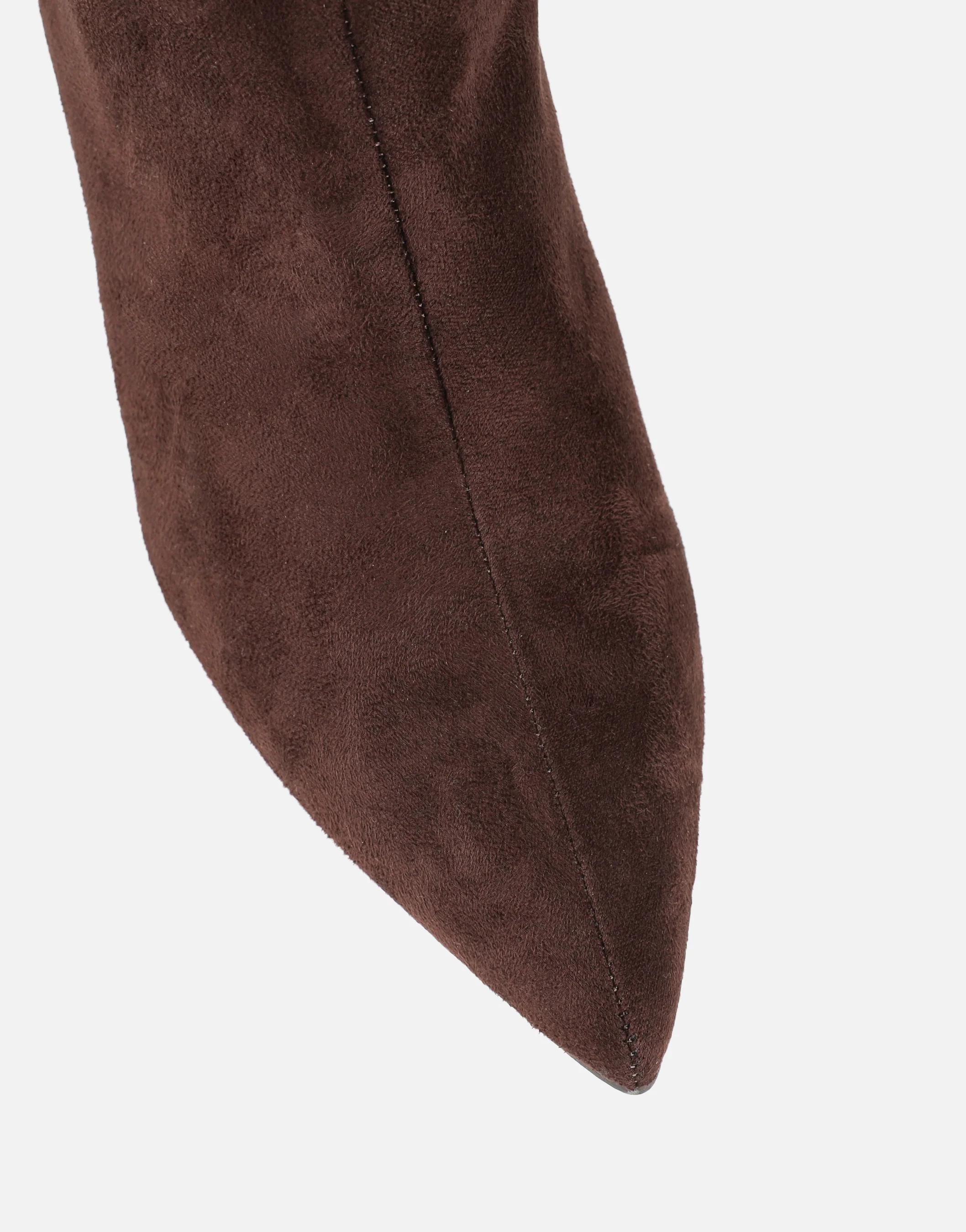Benz chocolate suede knee high boots - Image 4
