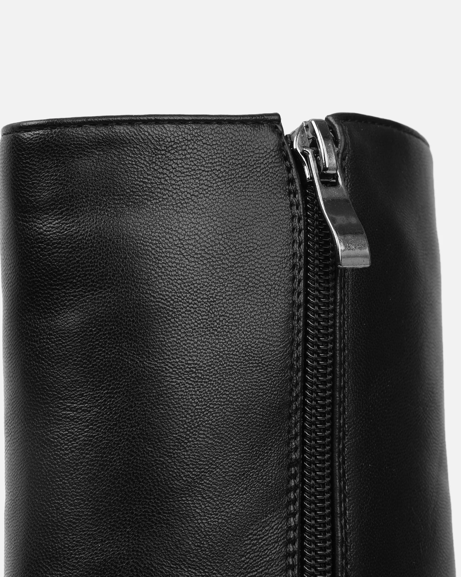 Garfield Black Square Toe Ankle Boots - Image 3