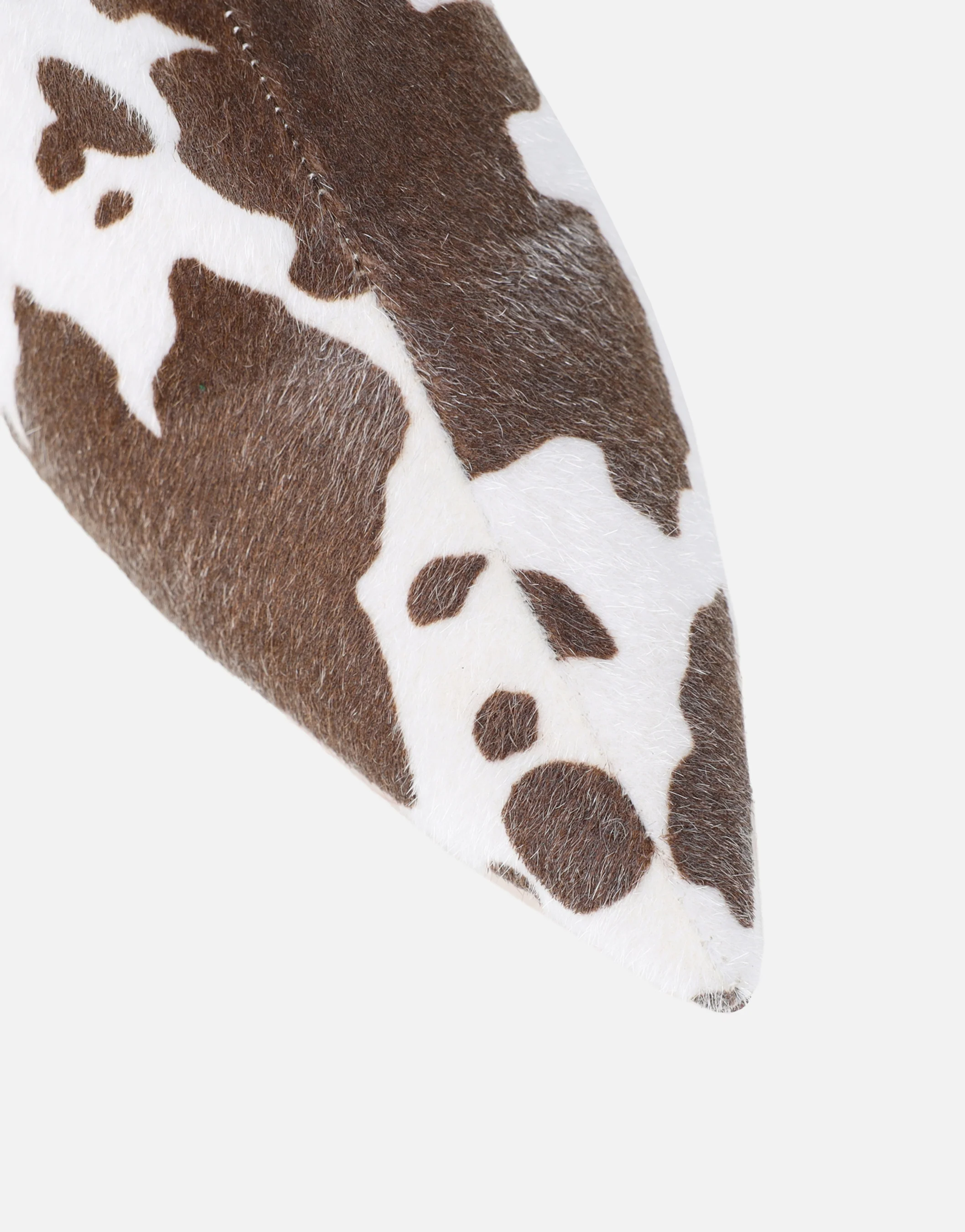 Harvie Cow Print Heeled Ankle Boots - Image 4