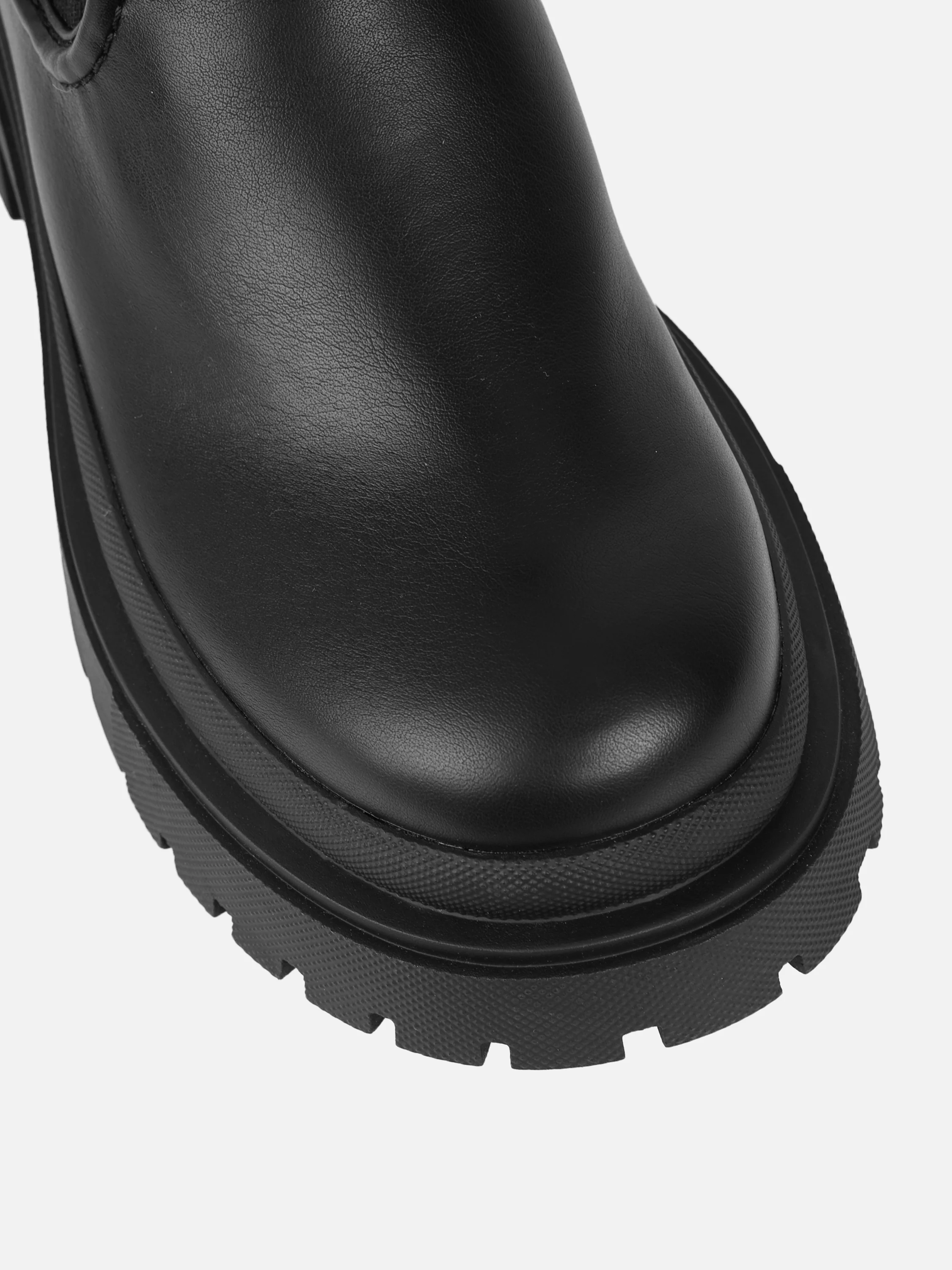 Jirra Black Chunky Ankle Sock Boots - Image 4