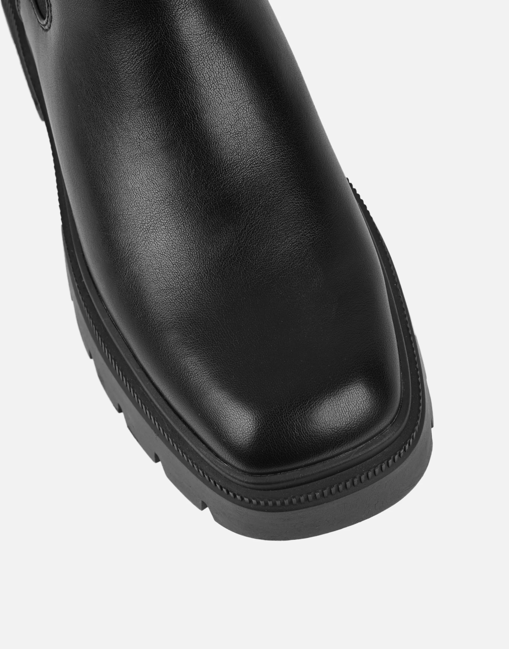 Judd Black Chunky Chelsea Boots - Image 4