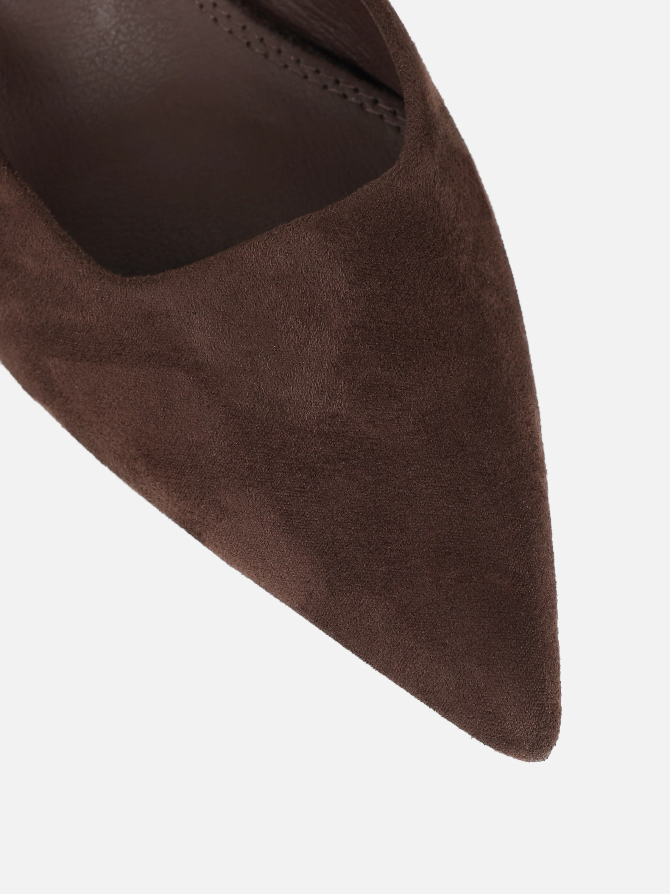 Keira Brown Suede Mules - Image 4