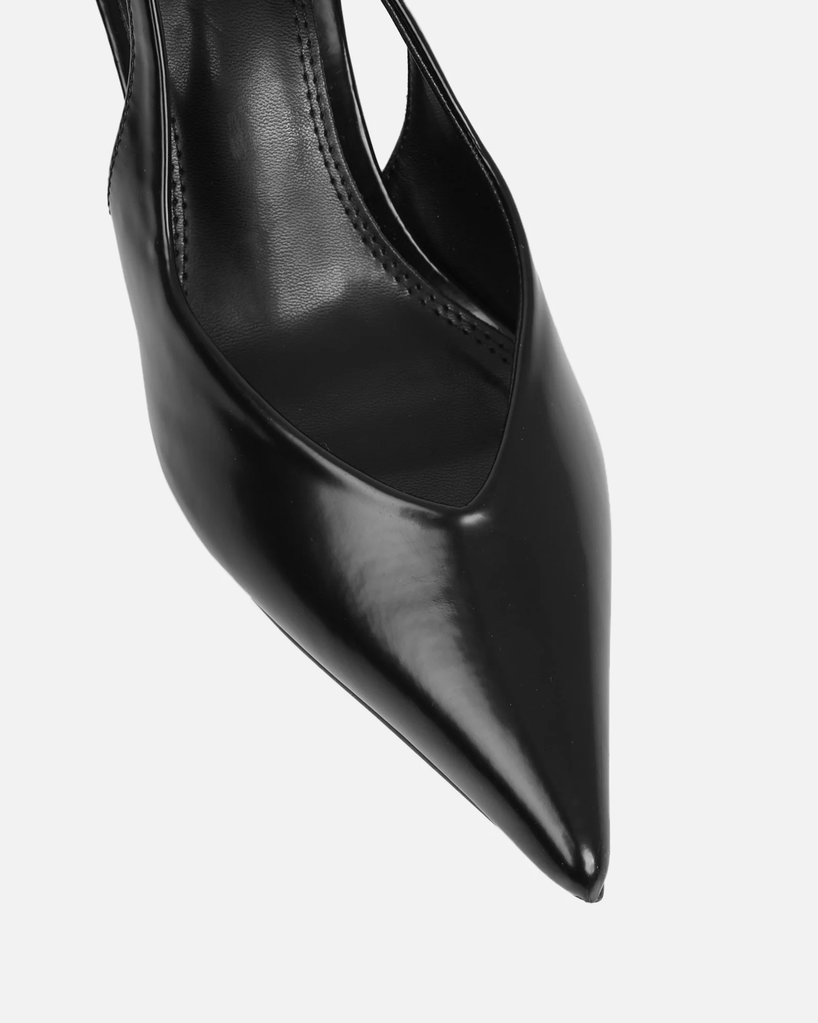 Layana Black Box Slingback Court Shoes - Image 4