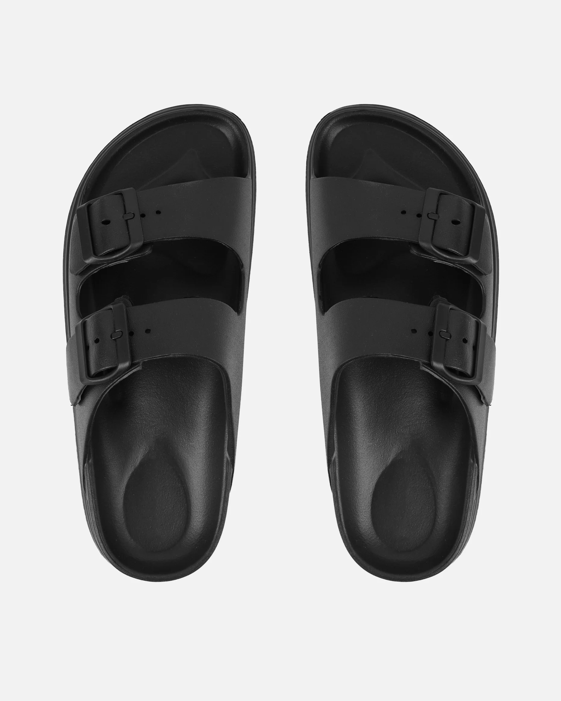 Samantha Black EVA Slip on Footbed Slides - Image 3