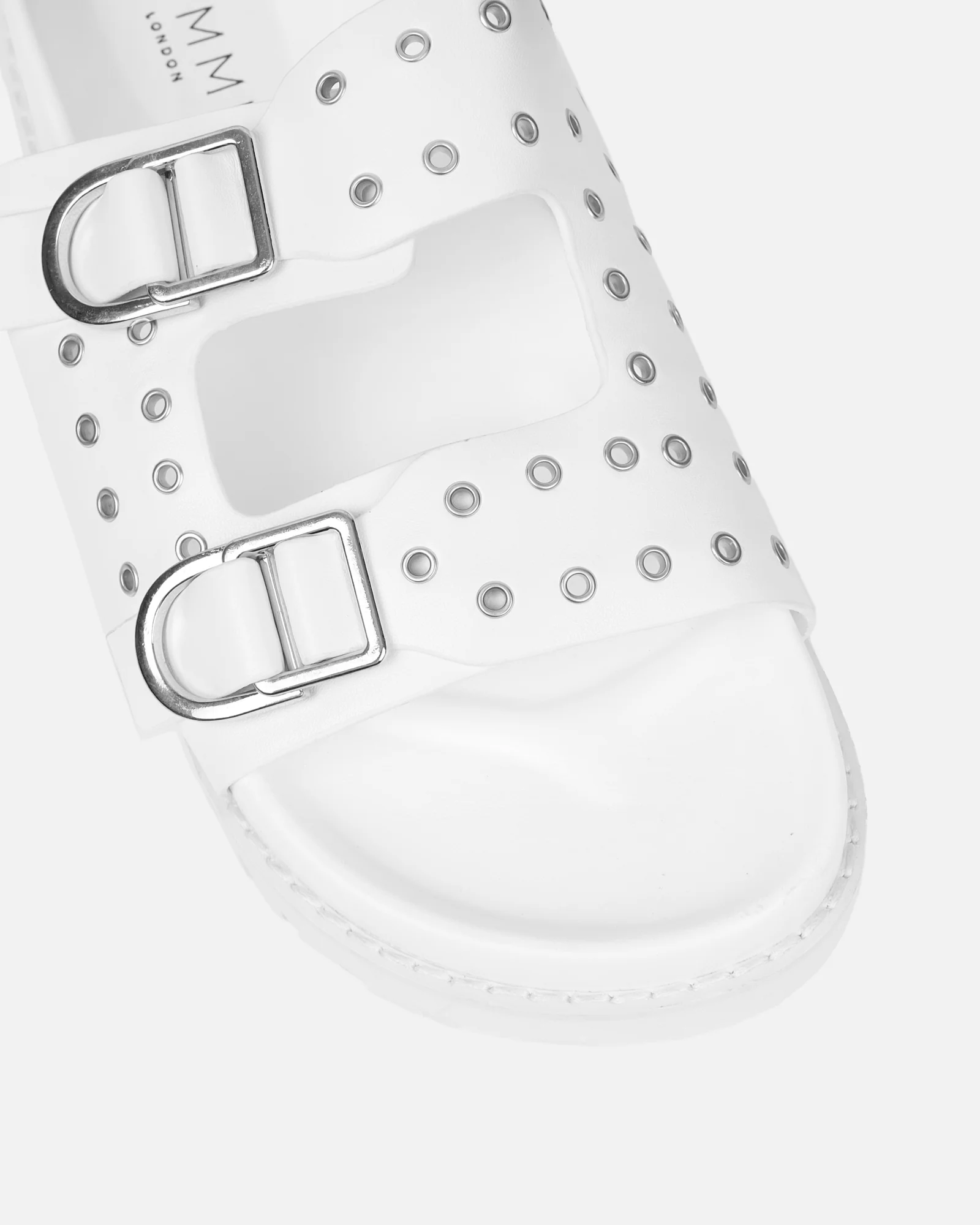 Tabi White Slider Sandals - Image 4