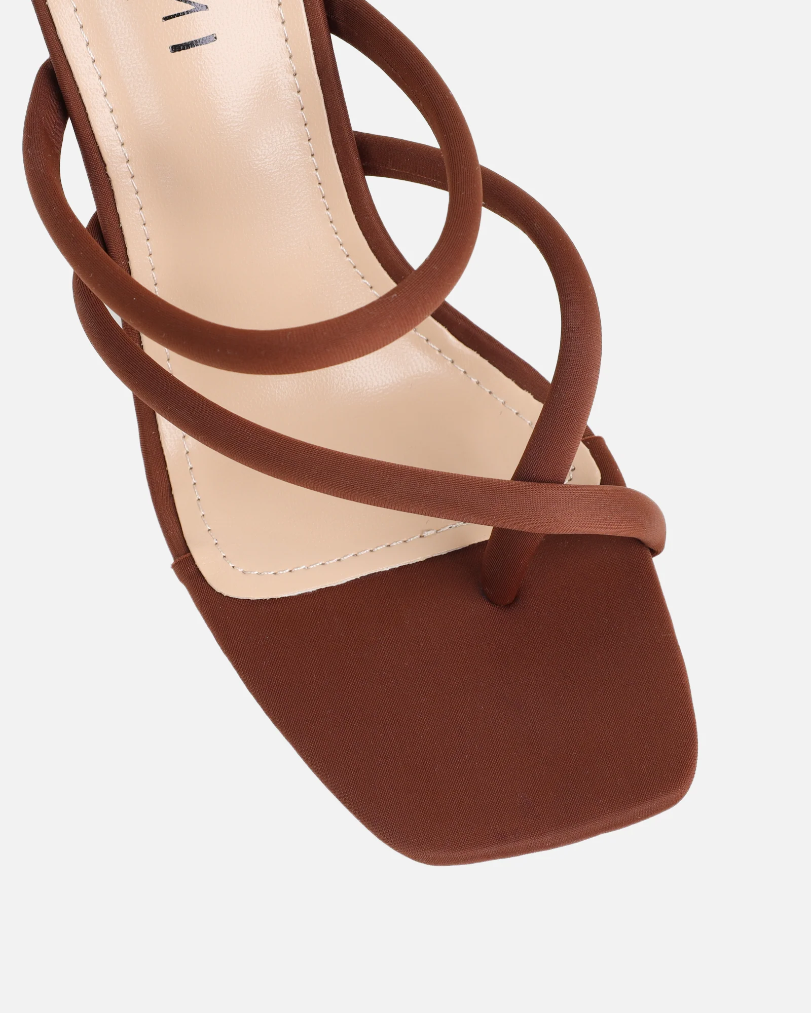 Wosha Brown Lycra Mules - Image 4